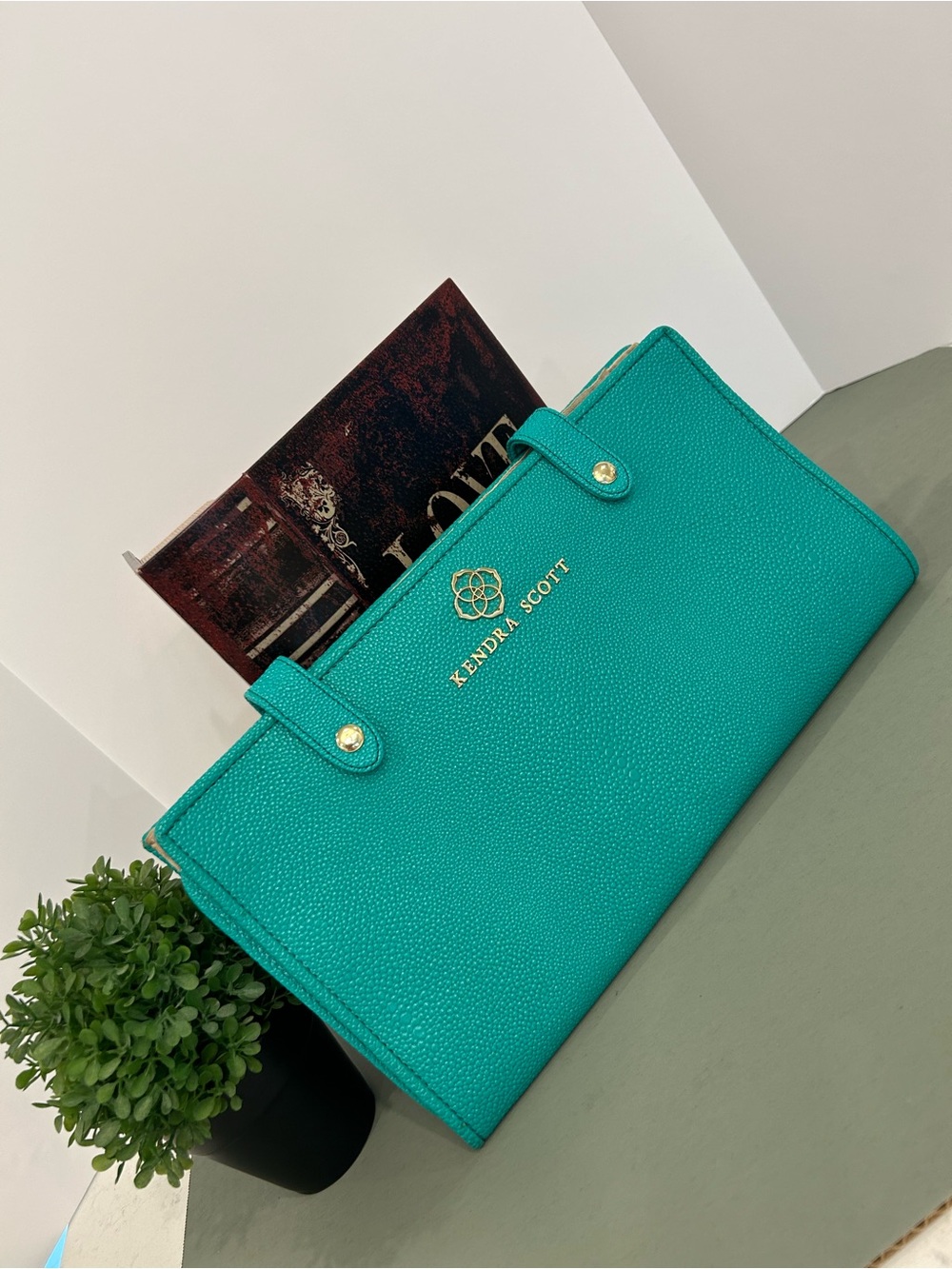 Kendra Scott Teal Large Jet Set Travel Jewelry Organizer